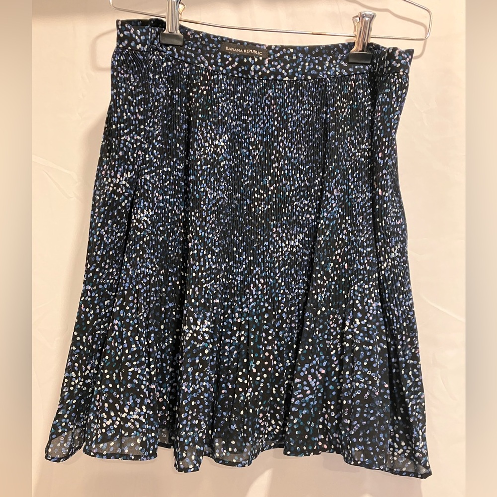 Banana Republic Knee-Length Polka Dot Multicolor Skirt
